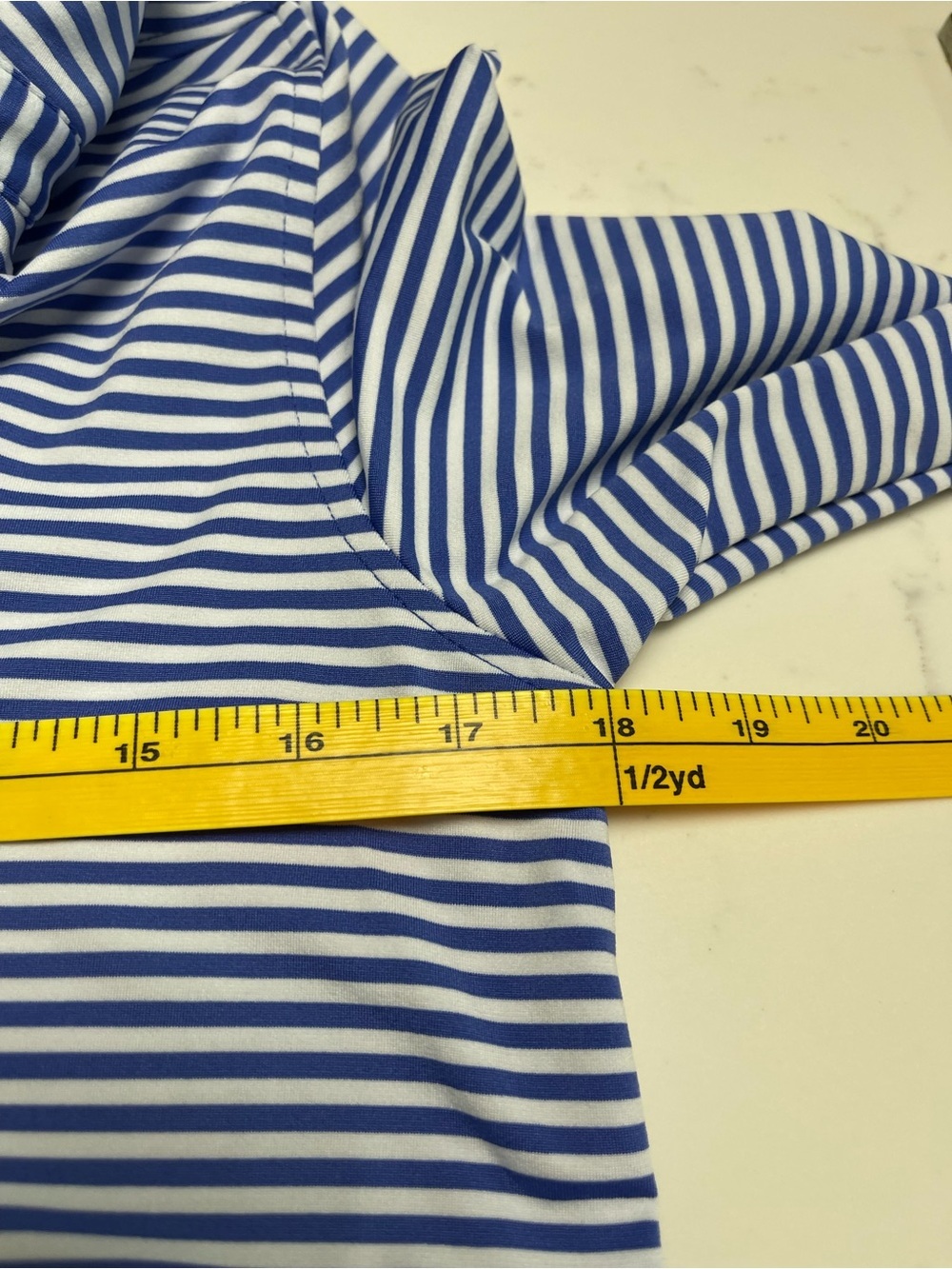 Vineyard Vines Margo SanKaty Midi Striped Blue & White Dress Size XS NWT - Picture 9 of 11